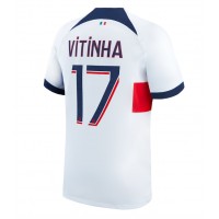 Maglie da calcio Paris Saint-Germain Vitinha #17 Seconda Maglia 2023-24 Manica Corta